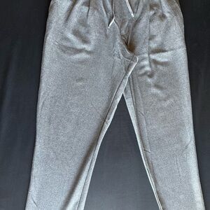 ZARA Mens Gray Jogger Trousers Size M | Drawstring Waist, Pockets, Casual Fit